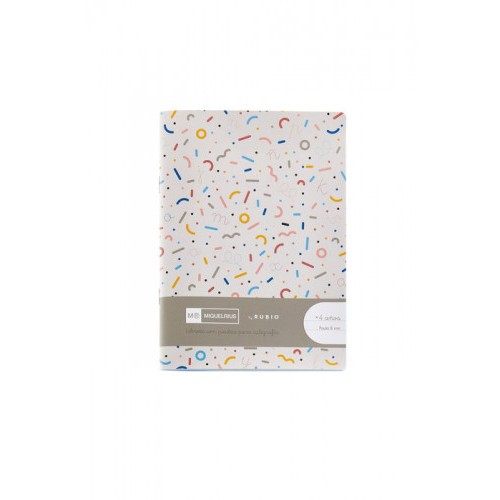 CUADERNO GRAPADO 4o 32HOJAS PAUTA 8MM CON EJERCICIOS RUBIO MIQUELRIUS 8139