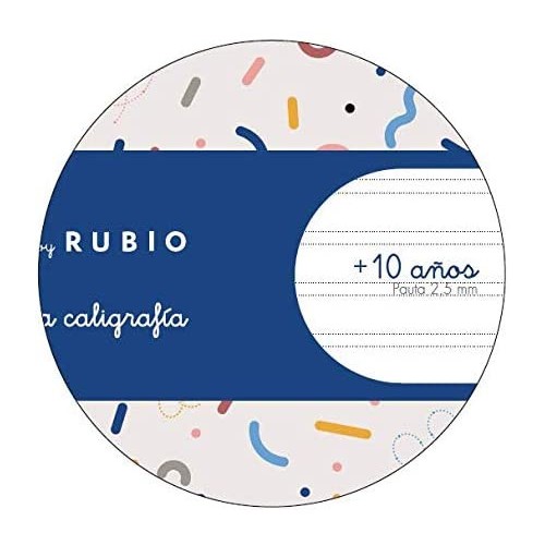 8209-CUADERNO GRAPADO A4 50HOJAS PAUTA 2,5MM MR CON EJERCICIOS RUBIO MIQUELRIUS 8146
