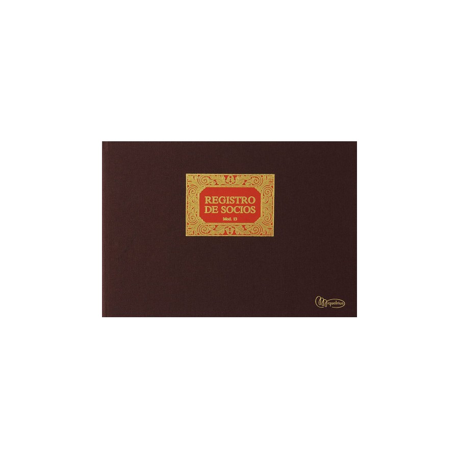 8218-Miquelrius 5013 registro comercial (libro) Marron 100 hojas