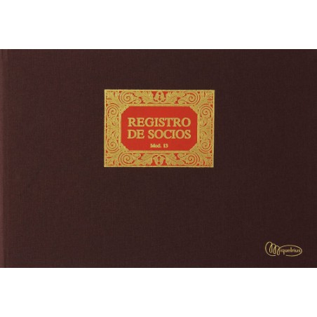 8218-Miquelrius 5013 registro comercial (libro) Marron 100 hojas