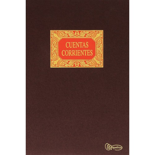 8222-Miquelrius 4022 registro comercial (libro) Bronce, Marron 100 hojas
