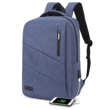 8248-SUBBLIM City Backpack maletines para portatil 39,6 cm (15.6") Mochila Azul