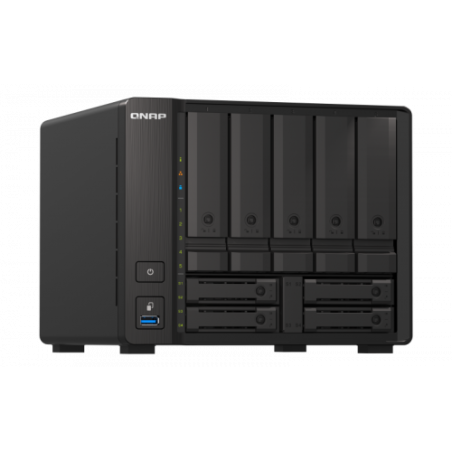 8263-QNAP TS-H973AX-8G servidor de almacenamiento NAS Tower Ethernet Negro V1500B