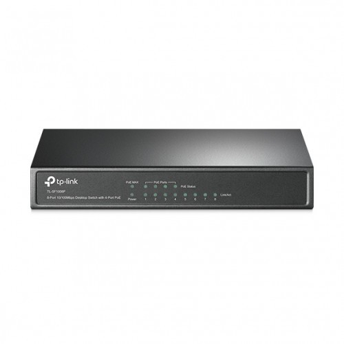 83-TP-LINK TL-SF1008P No administrado Fast Ethernet (10/100) Energia sobre Ethernet (PoE) Negro
