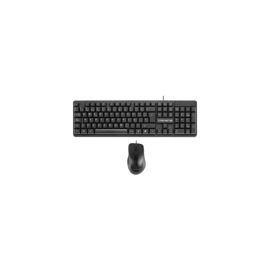 ANIMA ACP0 2IN1 COMBO PACK, 1200 DPI HUANO MECHANICAL SWITCHES MOUSE, MEMBRANE KEYBOARD, ECOLOGIC DESIGN, USB, SPANISH LAYOUT