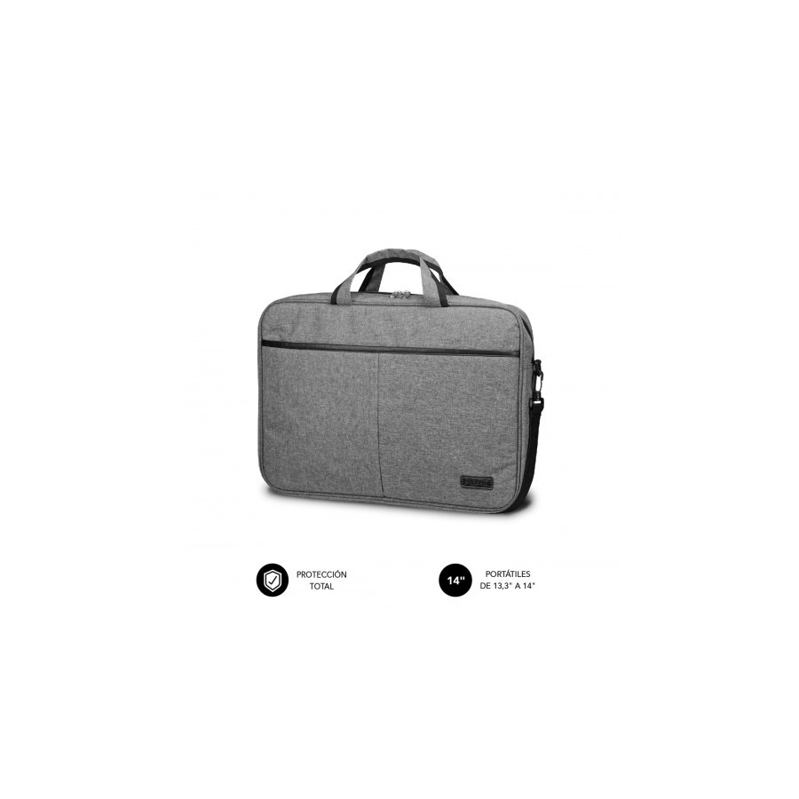 8317-SUBBLIM Maletin Ordenador Elite Laptop Bag 13,3-14" Grey