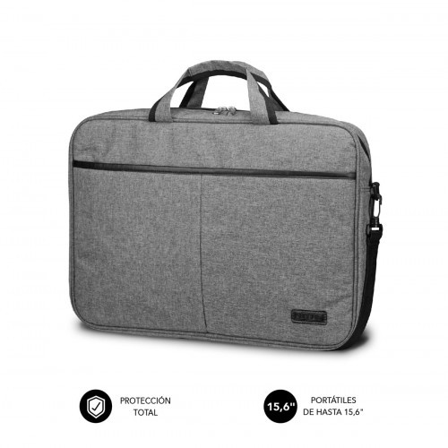 8319-SUBBLIM Maletin Ordenador Elite Laptop Bag 15,6" Grey