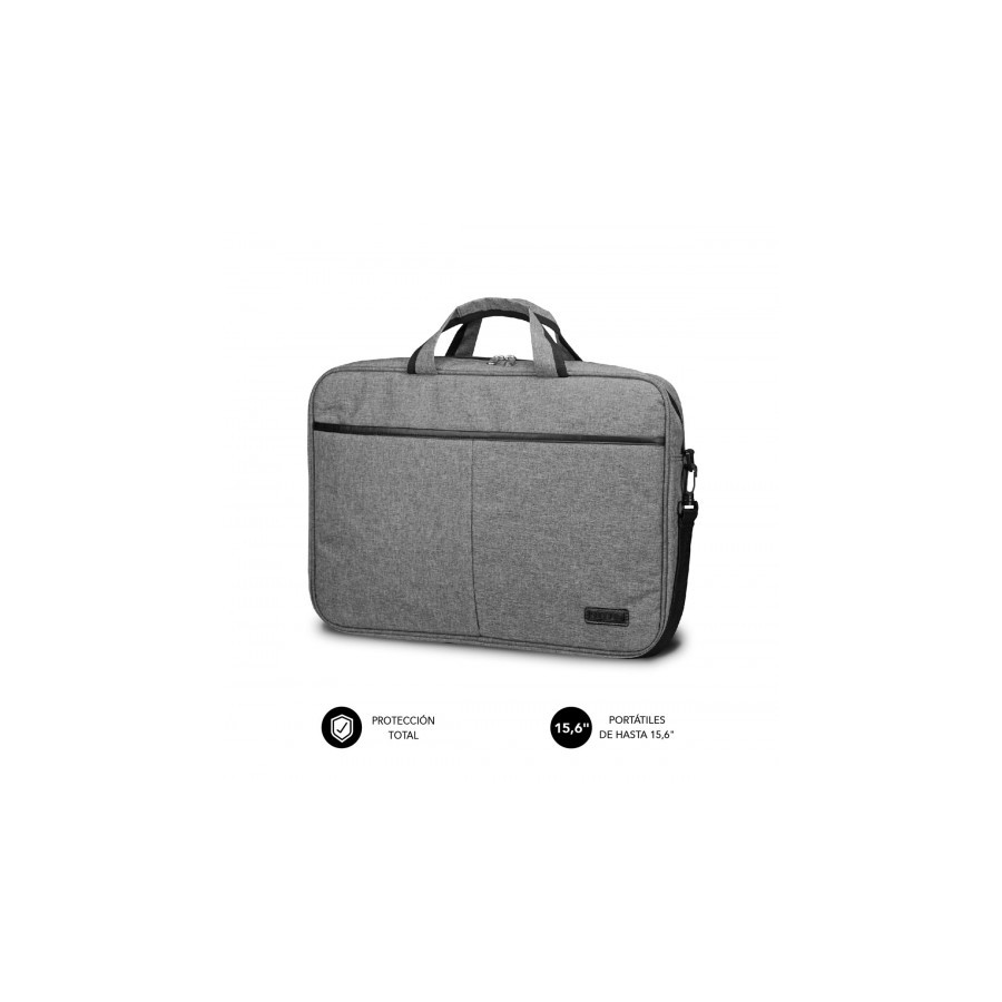 8319-SUBBLIM Maletin Ordenador Elite Laptop Bag 15,6" Grey