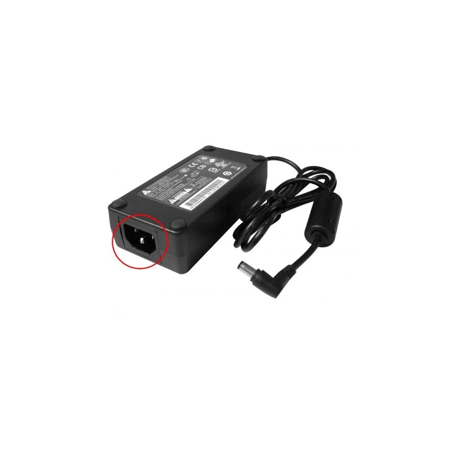 QNAP PWR-ADAPTER-90W-A01 adaptador e inversor de corriente Interior Negro