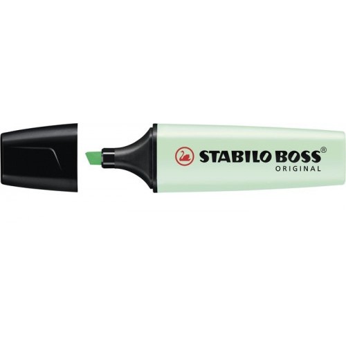 837-MARCADOR.FLUORESCENTE BOSS TRAZO 2/5MM. VERDE PASTEL STABILO 70/116