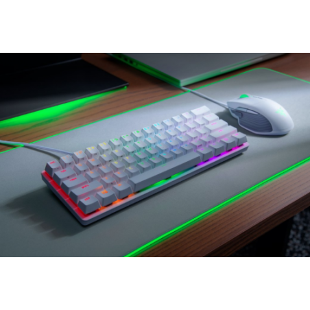8394-Razer Huntsman Mini teclado USB QWERTY Internacional de EE.UU. Blanco
