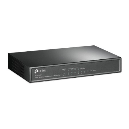 84-TP-LINK TL-SF1008P No administrado Fast Ethernet (10/100) Energia sobre Ethernet (PoE) Negro