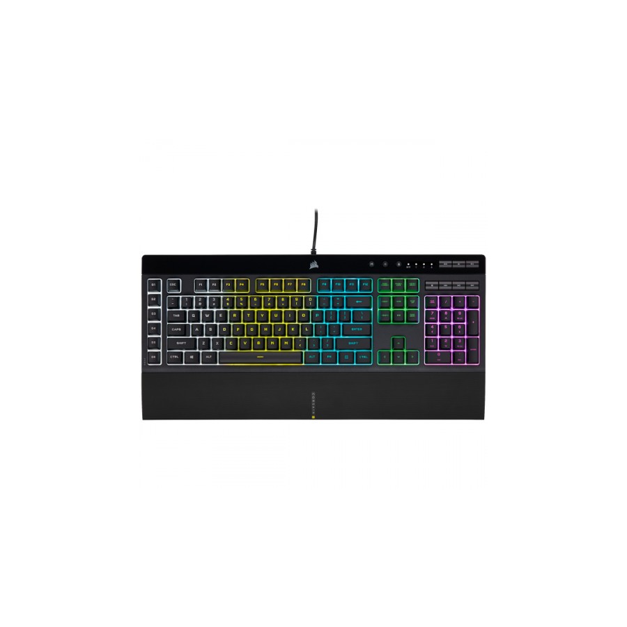 Corsair K55 RGB PRO teclado USB QWERTY Espanol Negro