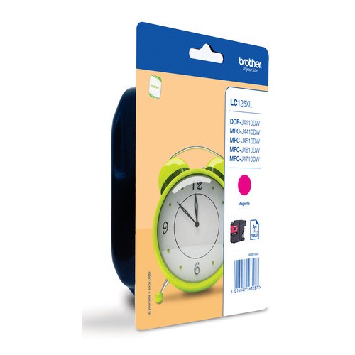 BROTHER TINTA MAGENTA LC-125XLMBP