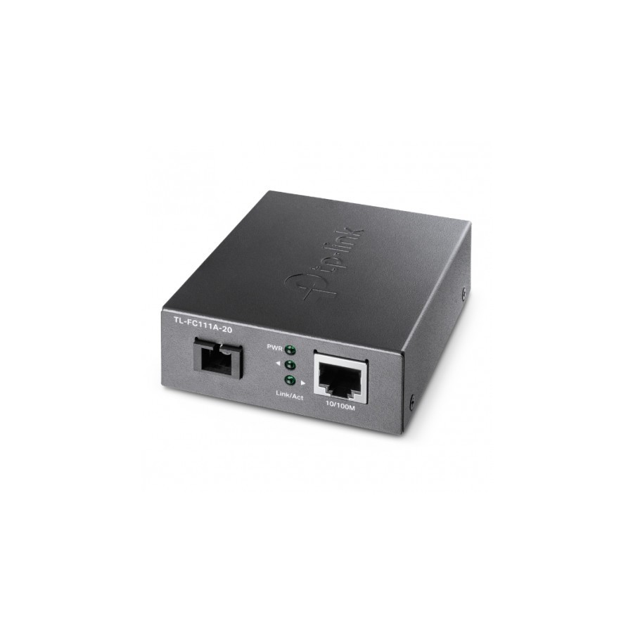 TP-LINK TL-FC111A-20 convertidor de medio 100 Mbit/s Monomodo Negro