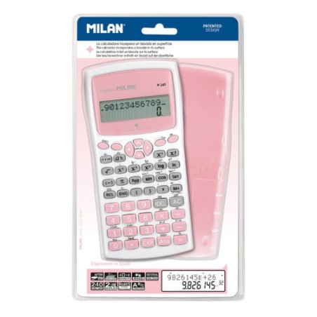 Milan Blister calculadora cientifica M240 rosa, Edicion +