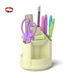 ErichKrause Mini Desk porta lapices Plastico Amarillo