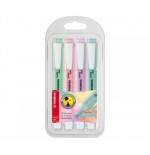 864-ESTUCHE PLASTICO SWING COOL PASTEL 4 UNIDADES SURTIDAS TRAZO 1/4MM. STABILO 275/4-08