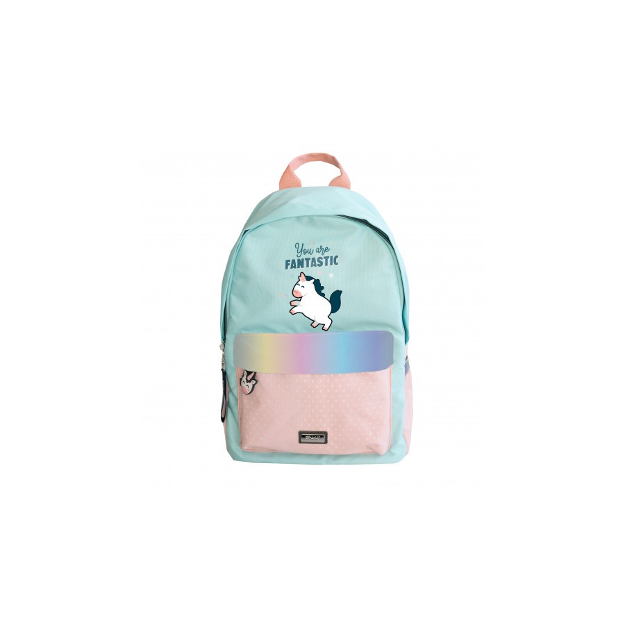 8645-BACKPACK UNICORN - YOU ARE FANTASTIC MR WONDERFUL WOA11110EM