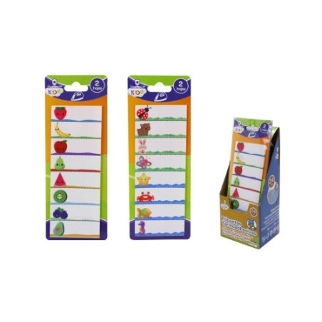 8652-Bismark Etiquetas Termoadhesivas Marca-Ropa 16 Uds