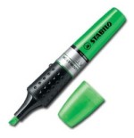 869-MARCADOR FLUORESCENTE LUMINATOR TRAZO 2/5MM. VERDE STABILO 71/33