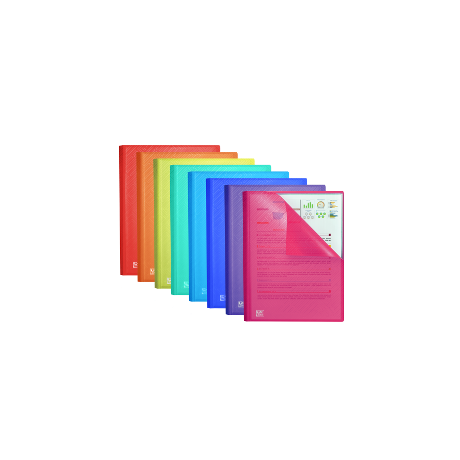 8706-Oxford Urban Polipropileno (PP) Colores surtidos, Translucido A4