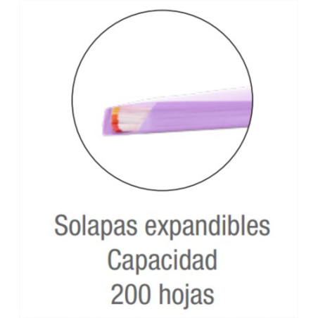 8717-Oxford Live & Go Plastico Colores surtidos A4+