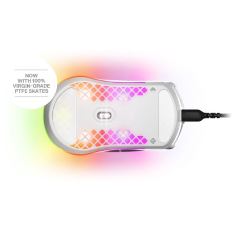 Steelseries Aerox 3 raton mano derecha USB Tipo C Optico 8500 DPI