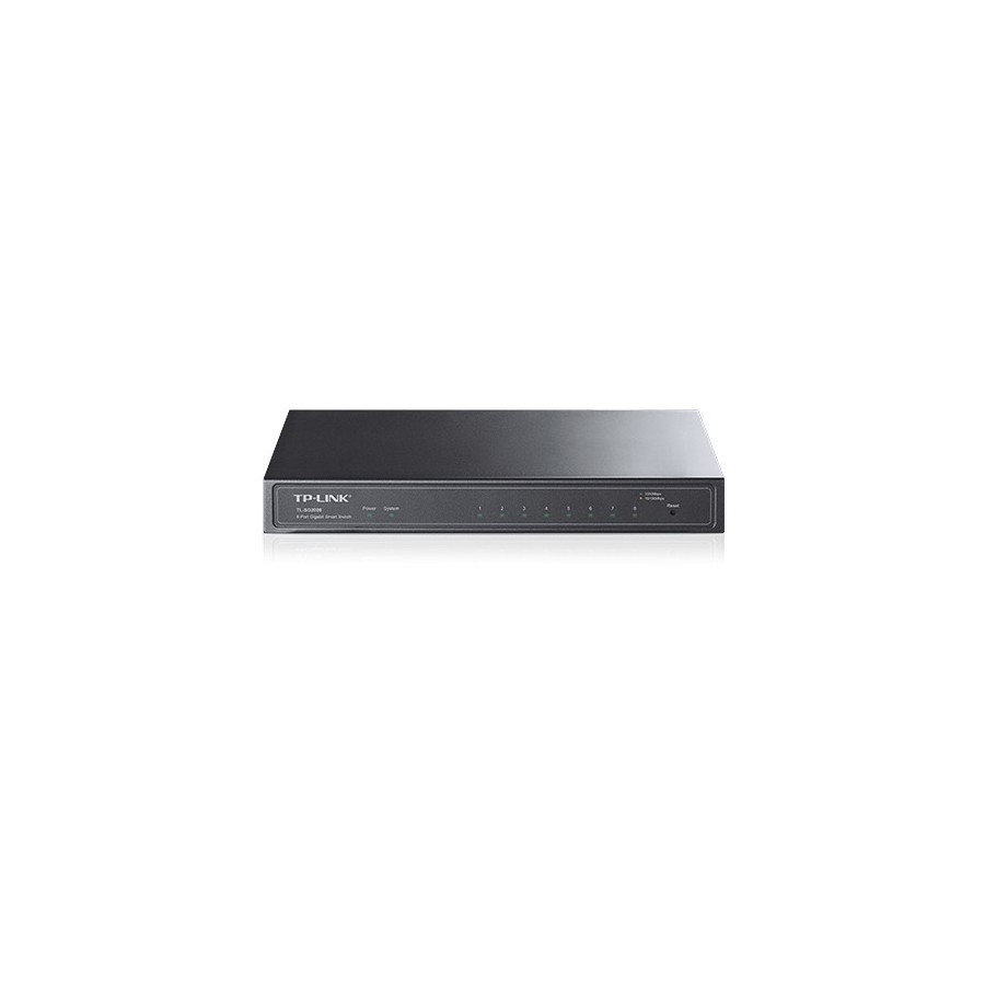 8779-TP-LINK TL-SG2008 Gestionado Gigabit Ethernet (10/100/1000) Negro