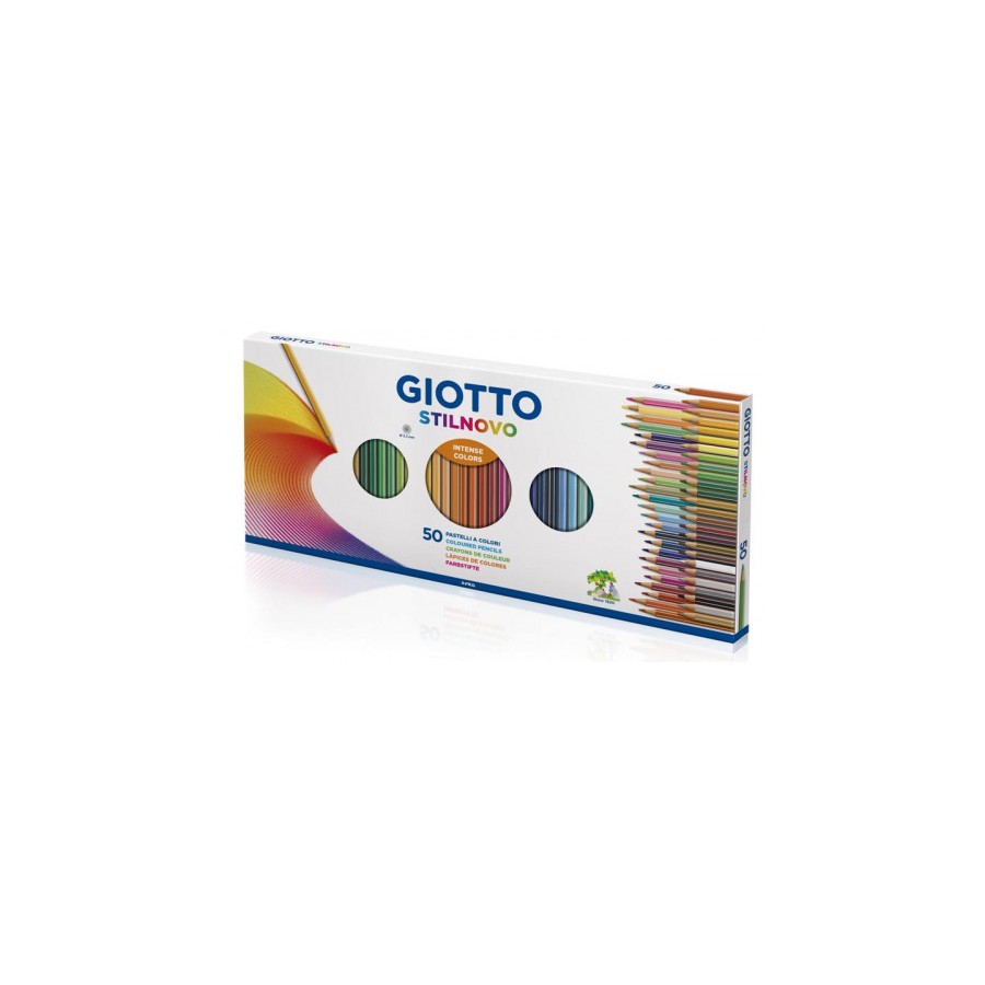 8834-GIOTTO STILNOVO CAJA 50 LAPICEROS + SACAPUNTAS GIOTTO F257300