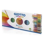 8834-GIOTTO STILNOVO CAJA 50 LAPICEROS + SACAPUNTAS GIOTTO F257300