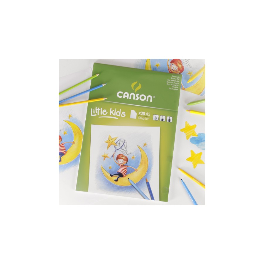 8845-Canson Bloc de dibujo para ninos Art Craft