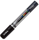 MARCADOR PERMANENTE MARK ALL NEGRO 2 MM LYRA GROOVE L6820099