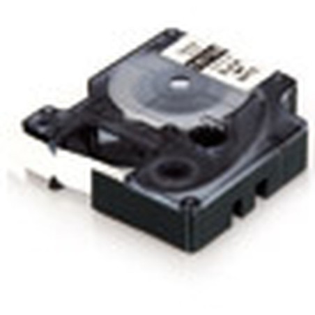 886-CINTA ROTULADORA RHINOPRO VINILO NEGRO/BLANCO 12MM DYMO 018444