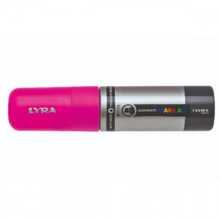 8860-MARCADOR PERMANENTE MARK ALL ROSA NEON 8 MM LYRA GROOVE L6830328