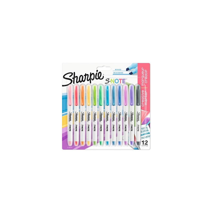 8868-Sharpie 2138233 marcador permanente Multicolor 12 pieza(s)