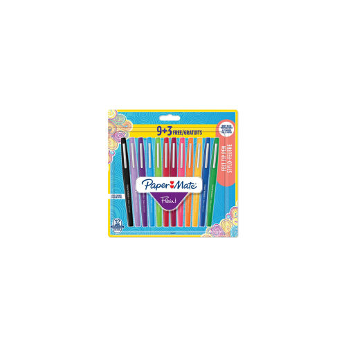 8869-Papermate Flair rotulador Medio Multicolor 12 pieza(s)