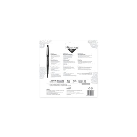 8870-Papermate Flair rotulador Medio Multicolor 12 pieza(s)