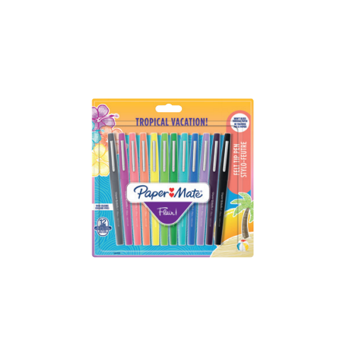 8876-FLAIR M. TROPICAL VACATION BL12 PAPER MATE 1951029