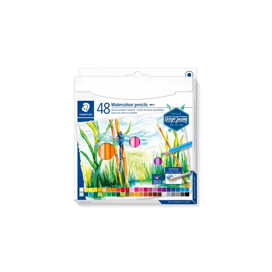 8890-LAPICES DE COLORES ACUARELABLES 146 10C, 48 PZAS STAEDTLER 14610C C48