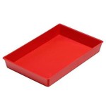 8902-BANDEJA MULTIUSO CONICA COLOR ROJO FAIBO 210-03