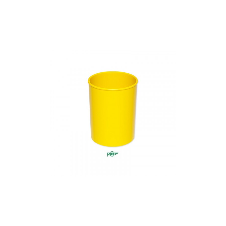 8911-CUBILETE PLASTICO COLOR AMARILLO FAIBO 206-05