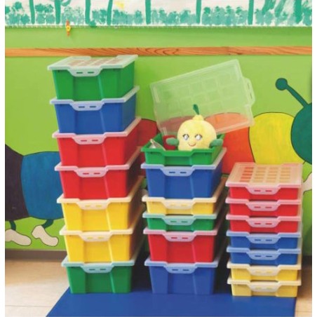 8933-CUBETA PEQUENA CON TAPA - AZUL FAIBO 786-07