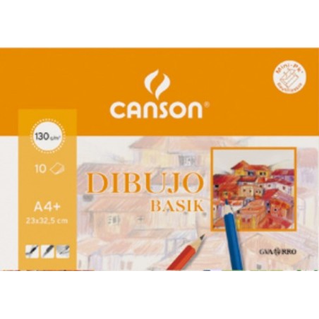 8980-Canson Guarro Basik Arte de papel 10 hojas