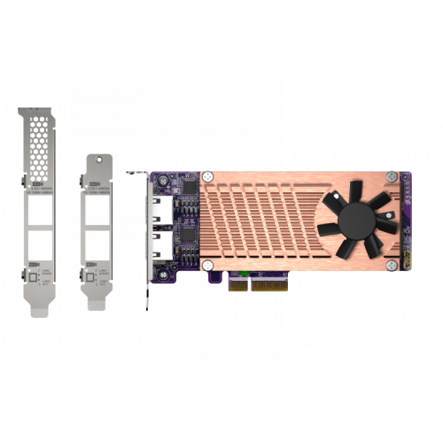 8996-QNAP QM2-2P2G2T adaptador y tarjeta de red Interno Ethernet 2500 Mbit/s