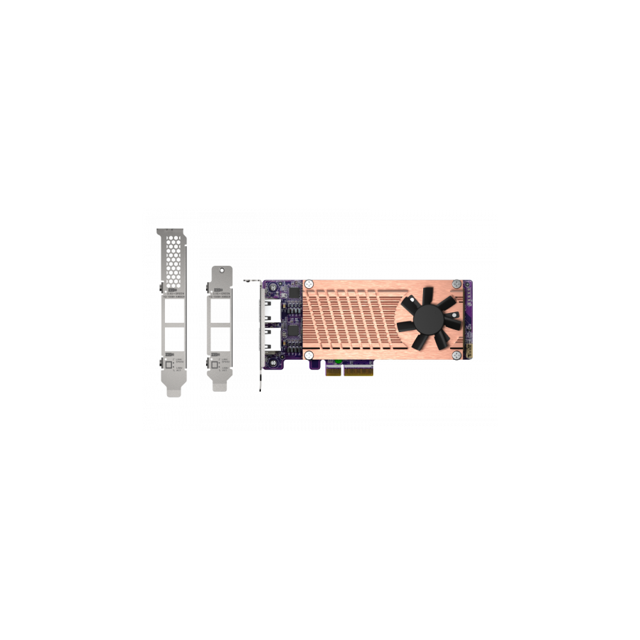 8996-QNAP QM2-2P2G2T adaptador y tarjeta de red Interno Ethernet 2500 Mbit/s