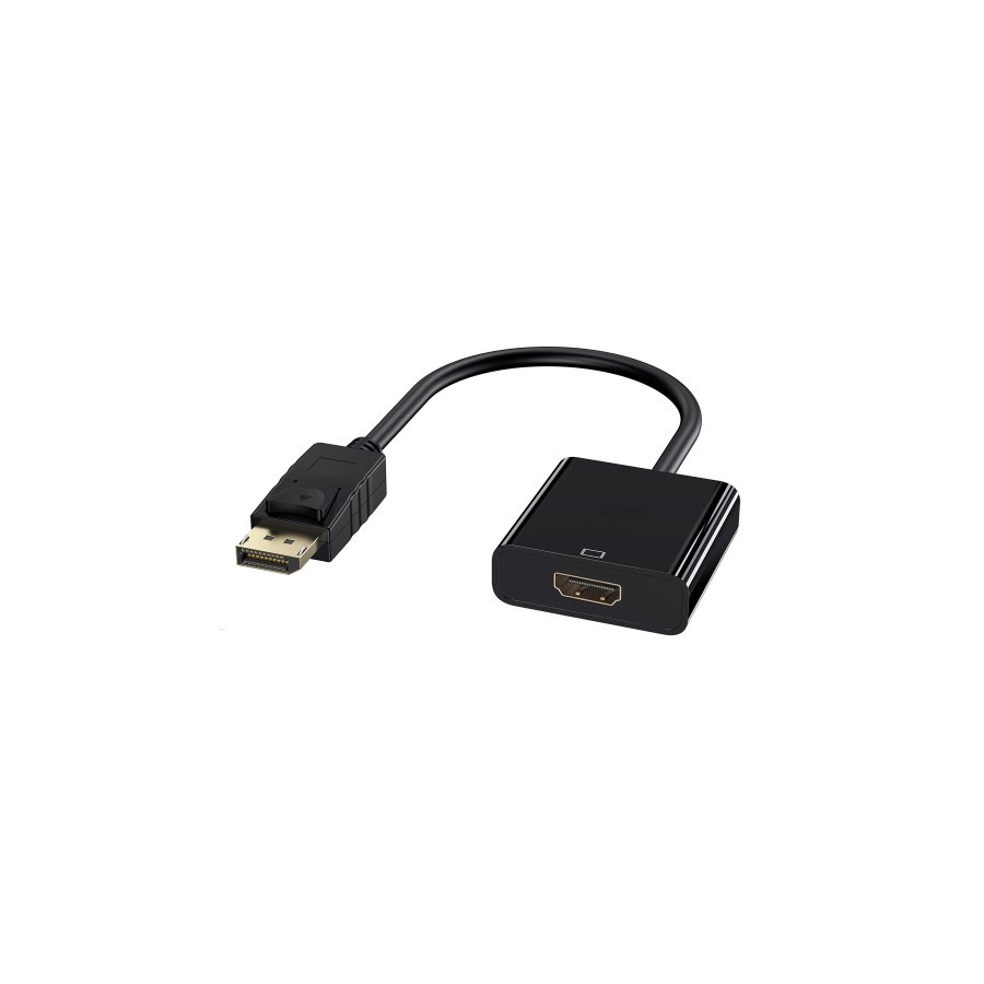 9074-Ewent EC1455 adaptador de cable de video 0,15 m DisplayPort HDMI Negro
