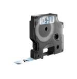 913-CINTA ROTULADORA D1 12MMX7M NEGRO/TRANSPARENTE DYMO S0720500