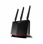 9143-ASUS 4G-AC86U router inalambrico Gigabit Ethernet Doble banda (2,4 GHz / 5 GHz) 3G Negro