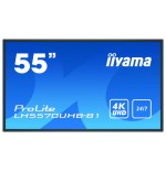 iiyama LH5570UHB-B1 pantalla de senalizacion Pantalla plana para senalizacion digital 138,7 cm (54.6") VA 4K Ultra HD Negro Proc